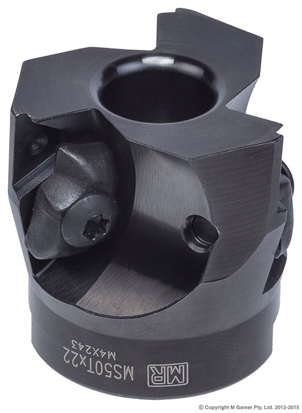 Face Mill 50mm x 22mm Bore 90 Degree